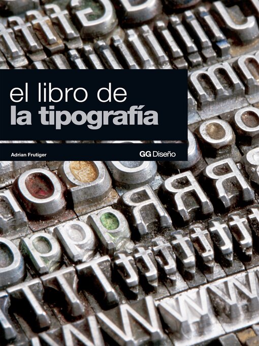 Detalles del título El libro de la tipografía de Adrian Frutiger - Disponible